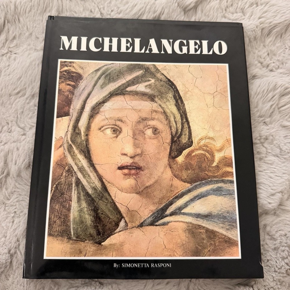 Vintage 1978 Michelangelo Avenel Art Library 1st Ed Hardcover Coffee Table Book